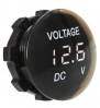 Вольтметр круглый белый